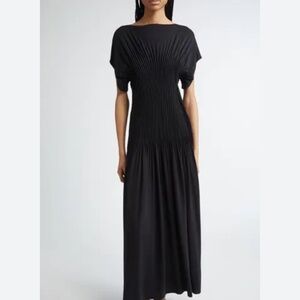TOTEME Knife-pleated Jersey Dress